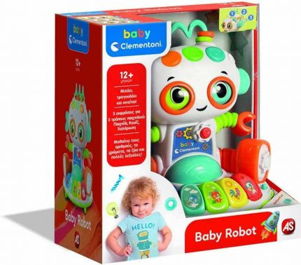 Baby Clementoni Βρεφικό Εκπαιδευτικό Baby Robot 12m+, As Company