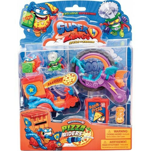 Superzings Μικροπλάσματα Blister Αποστολή 3: Pizza Riders 3+ - As Company