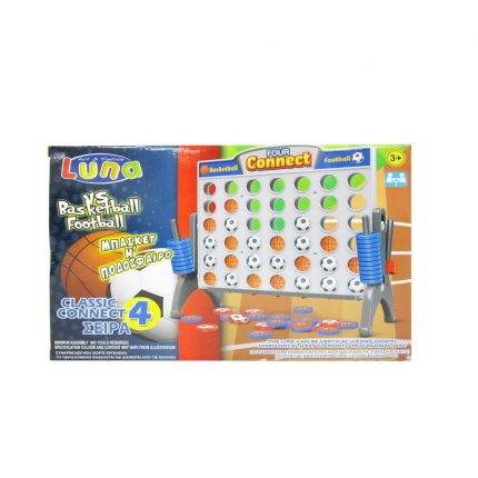 Επιτραπέζιο Σκορ 4 Μπάσκετ - Ποδόσφαιρο 3+ (27,85x19x4εκ) 5205698422942 - Luna