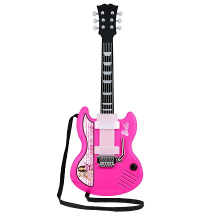 Barbie Sing & Strum Guitar Ηλεκτρική Κιθάρα Karaoke για Παιδιά με Ενσωματωμένη Μουσική, Sound Effects - EKids