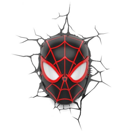 3D Light FX – 3DL – Marvel Spiderman Miles Morales Face 816733024349 8+