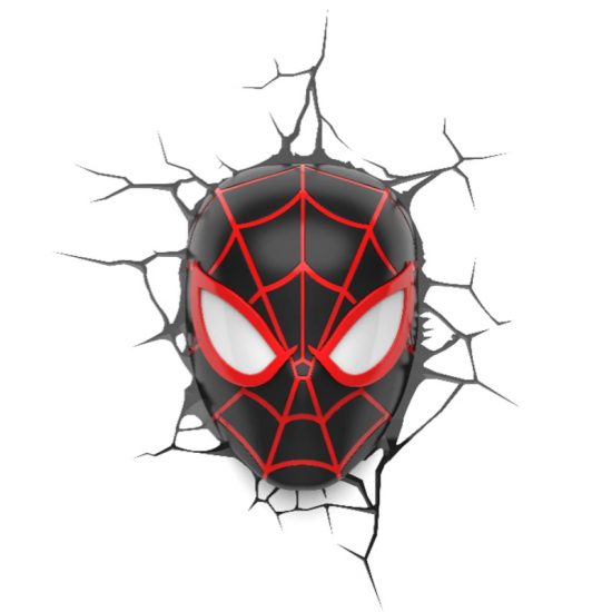The Source 3D Light FX – 3DL – Marvel Spiderman Miles Morales Face 816733024349 8+