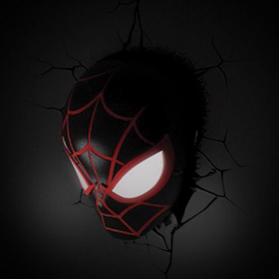 The Source 3D Light FX – 3DL – Marvel Spiderman Miles Morales Face 816733024349 8+