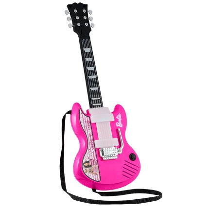 Barbie Sing & Strum Guitar Ηλεκτρική Κιθάρα Karaoke για Παιδιά με Ενσωματωμένη Μουσική, Sound Effects - EKids