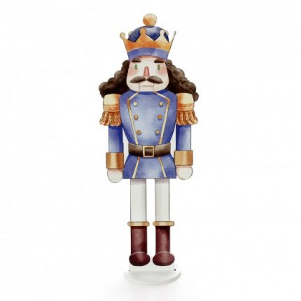 Χριστοτγεννιάτικος Ξύλινος Καρυοθραύστης 50εκ ΧΡ-2344 || Bellissimo