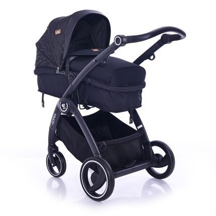 Lorelli Μετατρεπόμενο Παιδικό Καρότσι ADRIA 2 in 1 Black 10021452005R