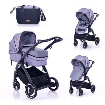 Lorelli Μετατρεπόμενο Παιδικό Καρότσι ADRIA 2 in 1 Black&Red 10021452007R