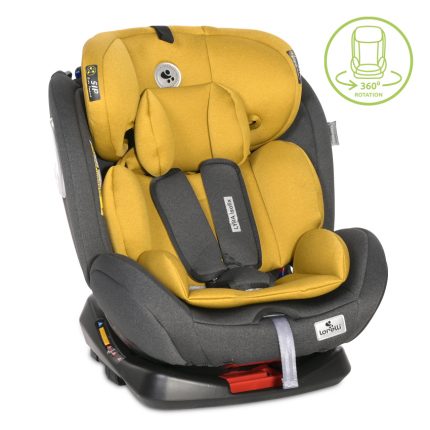 Lorelli Κάθισμα Αυτοκινήτου LYRA Isofix 0-36kg Black&Lemon Curry 10071452341