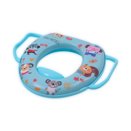 Lorelli Μαλακό Κάθισμα Τουαλέτας με Λαβές Animals Blue 10130680003