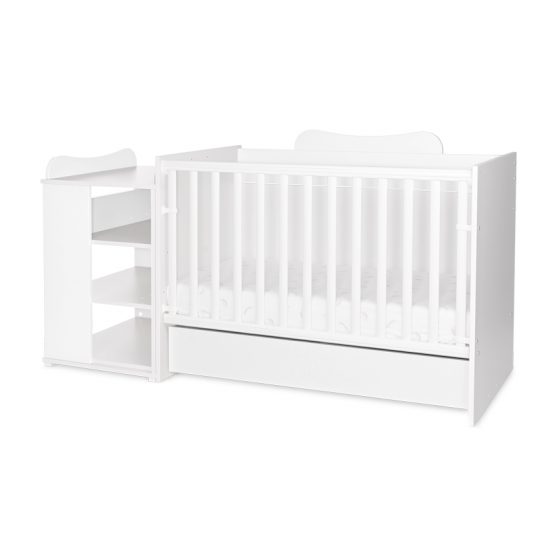 Lorelli Πολυμορφικό Κρεβατάκι Μωρού Multi 190x72 White 10150570024A
