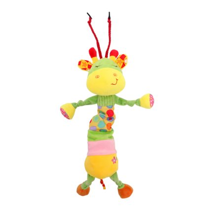 Lorelli Λούτρινο Κρεμαστό Μουσικό Παιχνίδι Giraffe Green 10191190002