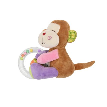Lorelli Κουδουνίστρα με Λούτρινο Ζωάκι Monkey 10191370002