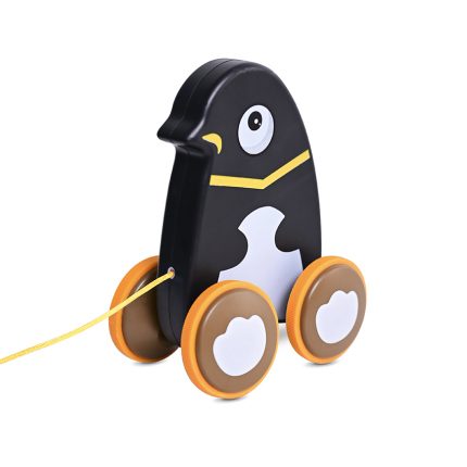 Lorelli Συρόμενο Παιχνίδι Penguin Black 12m+ 10191590003