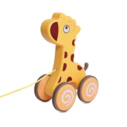 Lorelli Συρόμενο Παιχνίδι Giraffe Orange 12m+ 10191590004