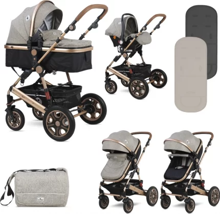 Lorelli Πολυκαρότσι Lora 3 in 1 Pearl Beige 10021282182D