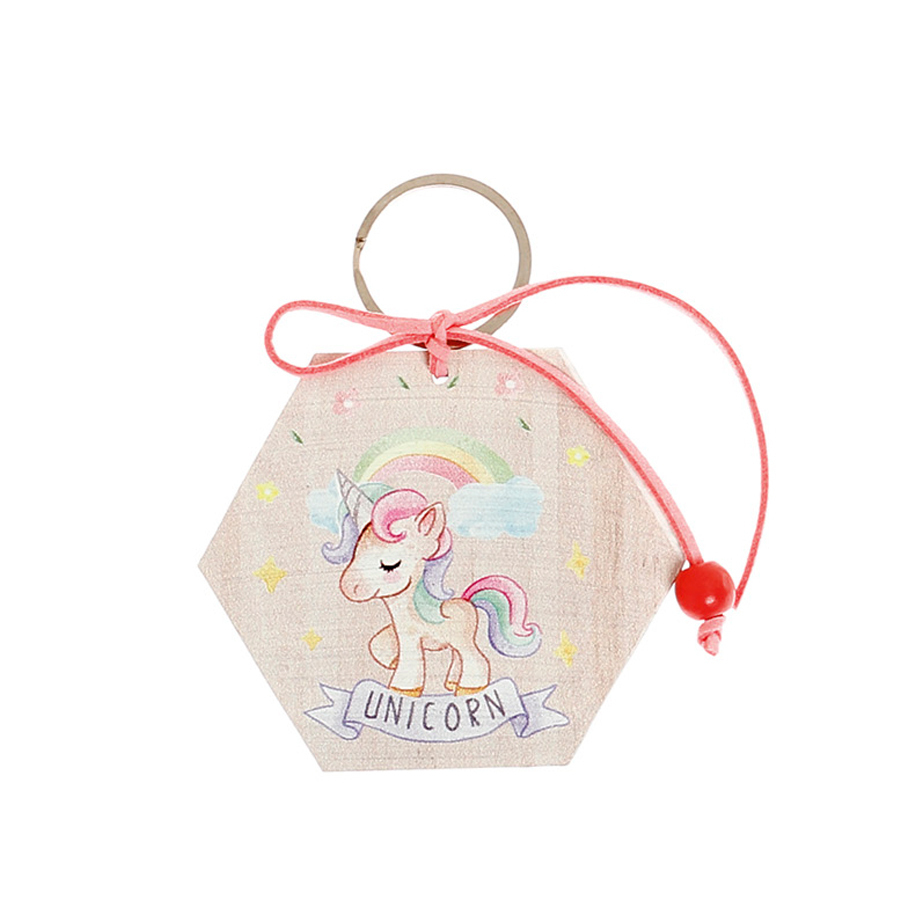 Χειροποίητες Μπομπονιέρες Βάπτισης Μπρελόκ Εξάγωνο με Μπαλαρίνα για Κορίτσια 498 (8χ8cm) 24τμχ || Bellissimo