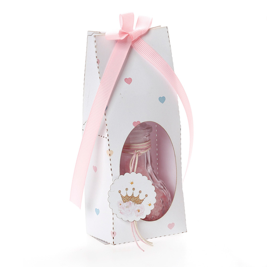 Χειροποίητη Μπομπονιέρα Βάπτισης Άλατα Μπάνιου σε Τσαντάκι με Γοργόνα για Κορίτσια ΜΠΑ 484 (16χ6cm) 24τμχ || Bellissimo