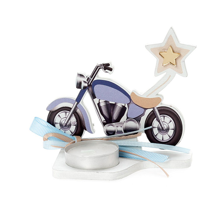 Χειροποίητη Μπομπονιέρα Βάπτισης με Ρεσώ Αυτοκινητάκι για Αγόρια 419 (11Χ11cm) 24τμχ || Bellissmo