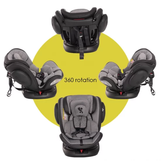 Lorelli Κάθισμα αυτοκινήτου AVIATOR + SPS Isofix 0-36Kg Black&Light Grey 10071302336