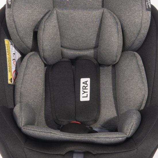 Lorelli Κάθισμα Αυτοκινήτου LYRA Isofix 0-36kg Black&Grey 10071452339