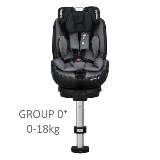 Κάθισμα Αυτοκινήτου Prime 360° Isofix Grey 0-25kg 915-186#, Bebe Stars