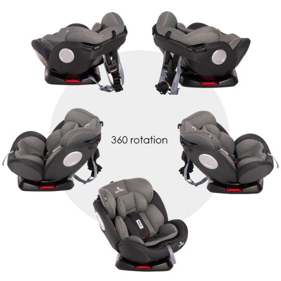 Lorelli Κάθισμα Αυτοκινήτου LYRA Isofix 0-36kg Black&Grey 10071452339