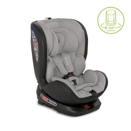 Lorelli Κάθισμα αυτοκινήτου NEBULA Isofix 0-36kg Rot. Grey Leather 10071382353