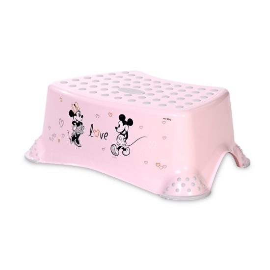 Σκαλοπάτι βοηθητικό μπάνιου "DISNEY" Girl Love Light Pink 10130350555#