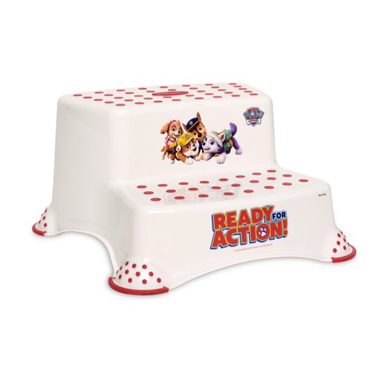 Lorelli Διπλό Βοηθητικό Σκαλοπατάκι Μπάνιου Paw Patrol White 10130920913