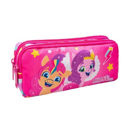 Σχολική Κασετίνα Βαρελάκι My Little Pony Unique Friends 2 Θήκες Must (21x6x9εκ) 5205698604386