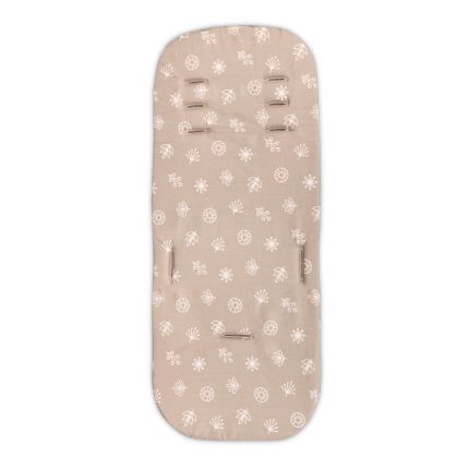 Lorelli Κάλυμμα Καροτσιού Mat Abstract Leaves Grey Beige 20040415002