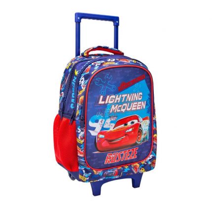 Σχολική Τσάντα Τρόλεϊ Δημοτικού Disney Cars Rusteze 3 Θήκες (34x20x45εκ) Must 5205698600166