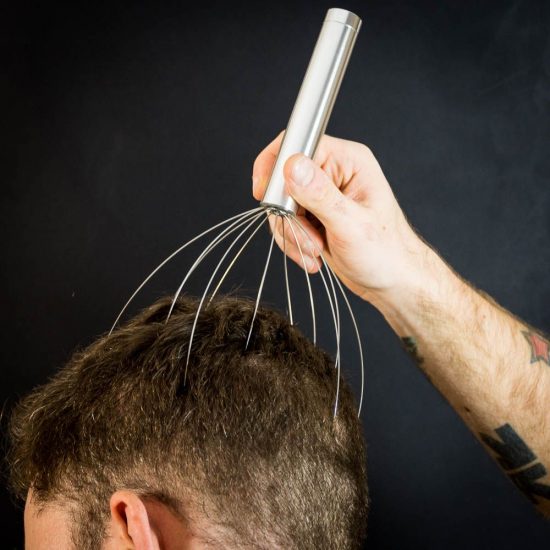 Vibrating Head Massager Συσκευή Μασάζ για το κεφάλι με μεταλλική λαβή - The Source
