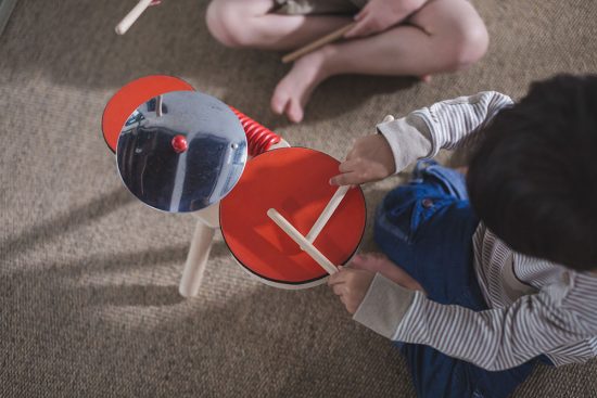 Μουσική Μπάντα – Ξύλινα Ντραμς 3+ - Plan Toys