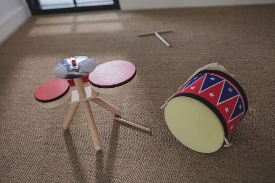 Μουσική Μπάντα – Ξύλινα Ντραμς 3+ - Plan Toys