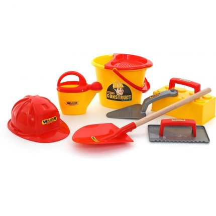 Σετ Οικοδόμου 8τμχ 50632 Bucketset Worker Construct 12m+ 4810344050632 - Polesie