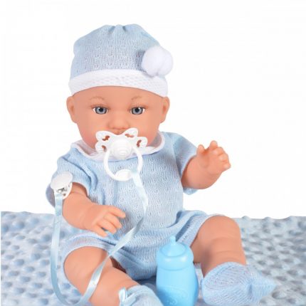 Κούκλα Μωρό 36εκ με Κουβέρτα 8555 3800146265717 - Moni Toys