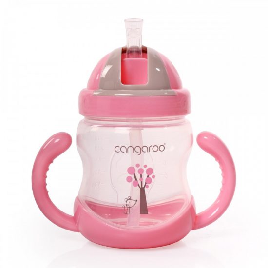 Εκπαιδευτικό Ποτηράκι με Λαβές 280ml C0582 Training Cup Boo Pink 3800146263416 6m+ - Cangaroo