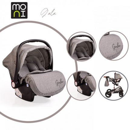 Moni Κάθισμα Αυτοκινήτου Gala Dark Grey 0-13kg 3800146239367