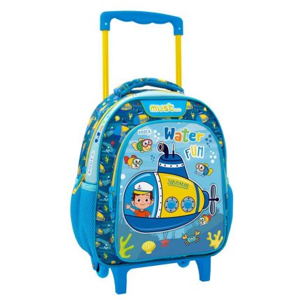 Σχολική Τσάντα Τρόλεϊ Νηπίου Under Water Fun 3D Soft 2 Θήκες Must (27x10x31εκ) 5205698600012