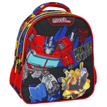 Σχολική Τσάντα Πλάτης Νηπίου Transformers Epic Play Must 2 Θήκες (27x10x31εκ) 5205698585135