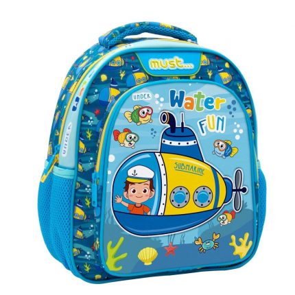 Σχολική Τσάντα Πλάτης Νηπίου Under Water Fun 3D Soft Must 2 Θήκες (27x10x31εκ) 5205698599996