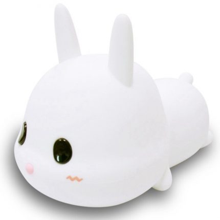 Designnest Meng Rabbit Night Lamp Κουνελάκι Φωτιστικό Νυκτός από Μαλακή Σιλικόνη με ΧρονοδιακόπτηMeng Rabbit Night Lamp Κουνελάκι Φωτιστικό Νυκτός από Μαλακή Σιλικόνη με Χρονοδιακόπτη