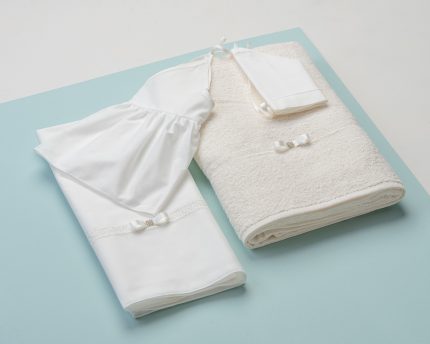 Λαδόπανο Σετ για Κορίτσι Ιβουάρ Faux Bijoux, 1526 Lina Baby