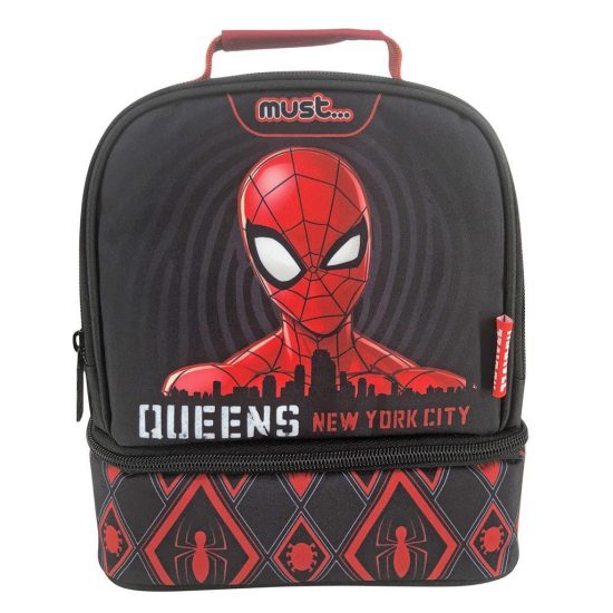 Τσαντάκι Φαγητού Ισοθερμικό Spiderman Queens New York City Must (24x12x20εκ) 5205698588945