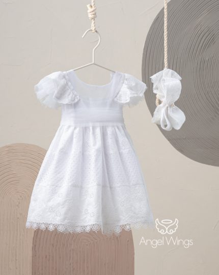 Βαπτιστικό Φορεματάκι για Κορίτσι Evita, 260 Angel Wings