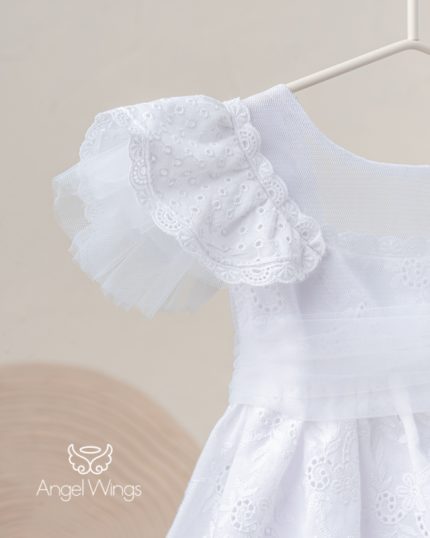 Βαπτιστικό Φορεματάκι για Κορίτσι Evita, 260 Angel Wings