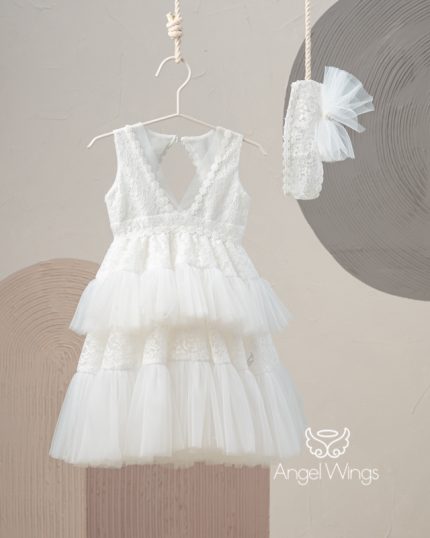 Βαπτιστικό Φορεματάκι για Κορίτσι Ramona, 264 Angel Wings