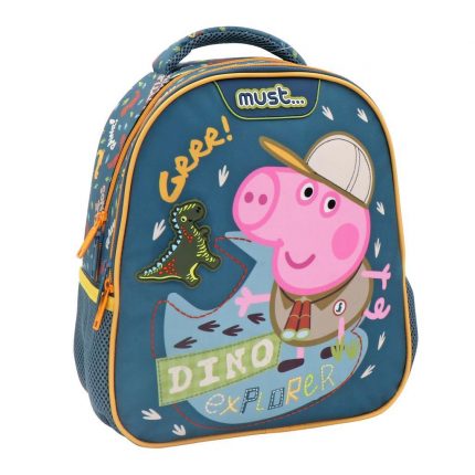 Σχολική Τσάντα Πλάτης Νηπίου George Pig Dino Explorer Must 2 Θήκες (27x10x31εκ) 5205698583902