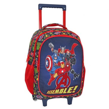 Σχολική Τσάντα Τρόλεϊ Δημοτικού Avengers Assemble 3 Θήκες (34x20x45εκ) Must 5205698587238